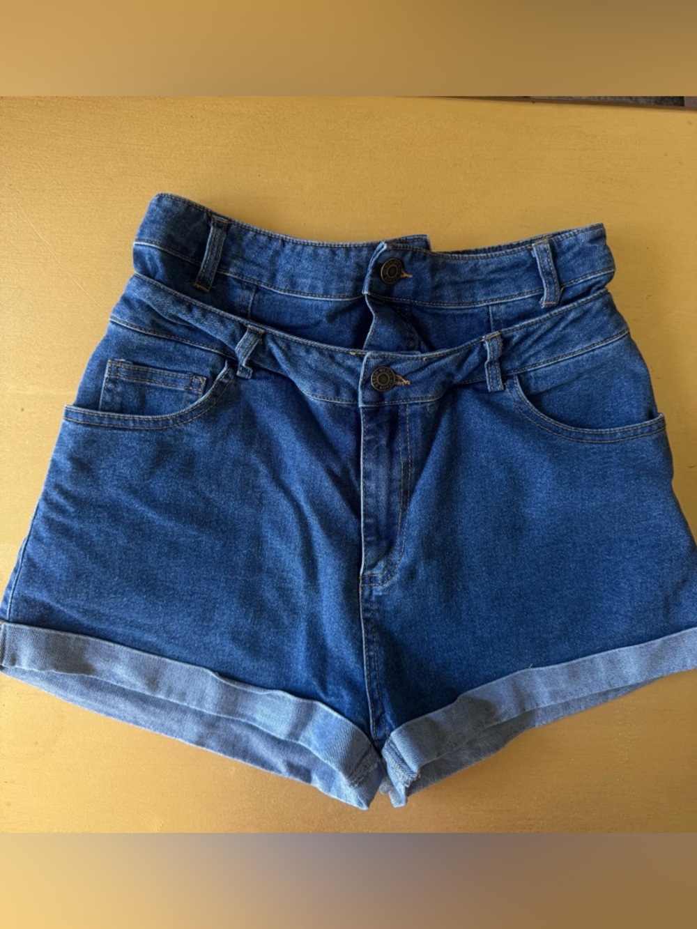 Denim shorts
